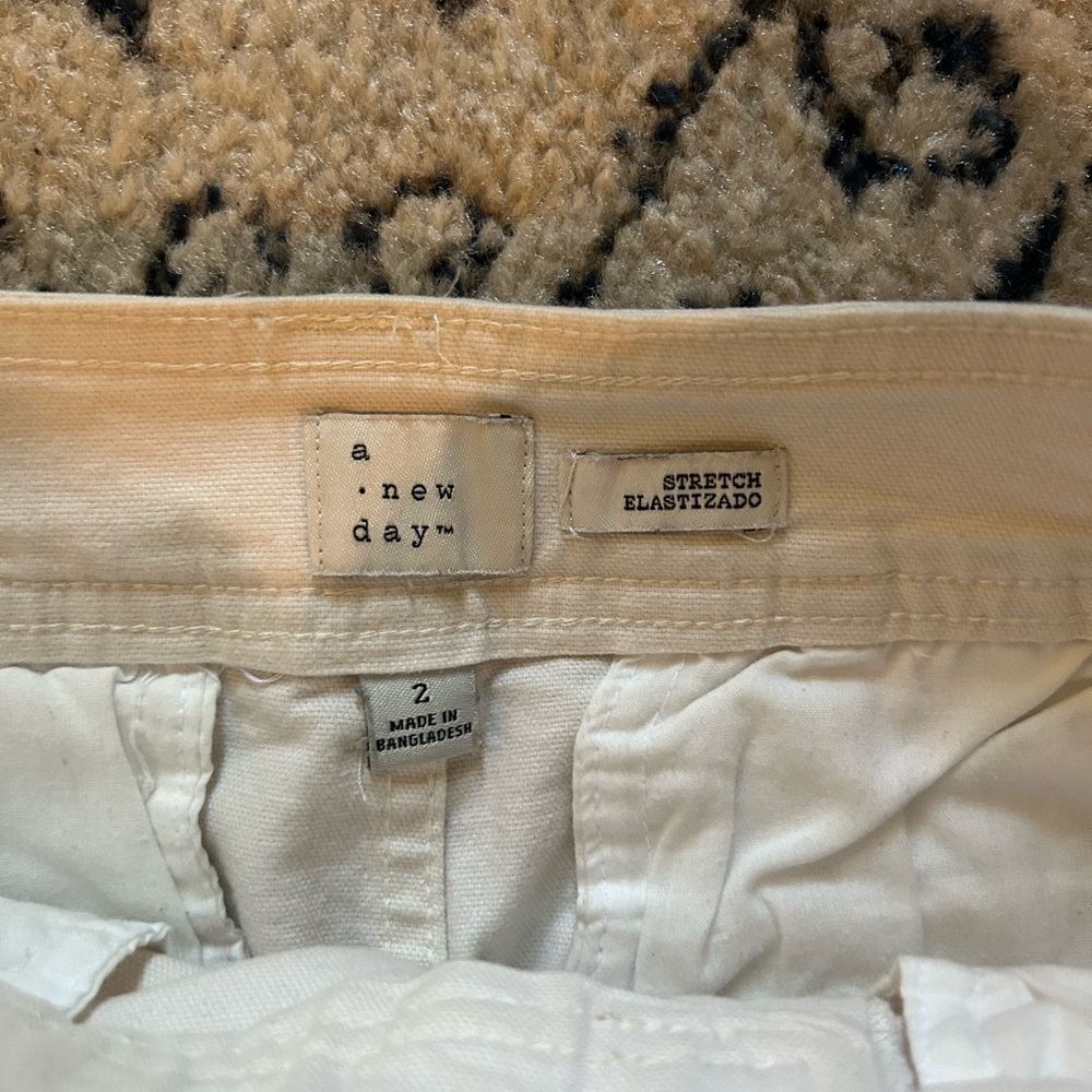 A New Day Cream Flare Wide Leg Jeans - Picture 3 of 3